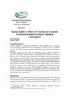 Research paper thumbnail of Spatial Spillover Effects of Tourism on Economic Growth in Iranian Provinces: Spatial β Convergence