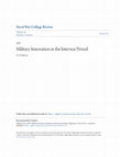 Research paper thumbnail of Military Innovation in the lnterwar Period