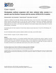 Research paper thumbnail of Fibrodysplasia ossificans progressiva with minor unilateral hallux anomaly in a sporadic case from Northern Tanzania with the common ACVR1c.617G>A mutation