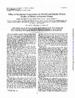 Research paper thumbnail of Effect of incubation temperature on growth and soluble protein profiles of motile Aeromonas strains