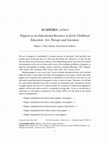 Research paper thumbnail of Puppets as an Educational Resource in Early Childhood Education: Art, Therapy, and Literature