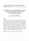 Research paper thumbnail of Contemporary Chinese Political Economy and Strategic Relations