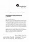 Research paper thumbnail of Genetic diversity of Italian populationsof Abies alba