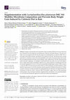 Research paper thumbnail of Supplementation with Lactiplantibacillus plantarum IMC 510 Modifies Microbiota Composition and Prevents Body Weight Gain Induced by Cafeteria Diet in Rats