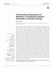 Research paper thumbnail of The Emotional Experience of Members of Scotland's Citizens' Assembly on Climate Change