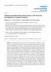 Research paper thumbnail of Article Making Agricultural Innovation Systems (AIS) Work for Development in Tropical Countries