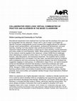 Research paper thumbnail of Collaborative Video Logs: Virtual Communities of Practice and Aliveness in the Music Classroom