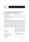 Research paper thumbnail of Effects of Acceptance and Commitment Group Therapy on Iranian Couples’ Marital Satisfaction in Malaysia