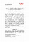 Research paper thumbnail of The Effect of Web Assisted Learning with Emotional Intelligence Content on Students' Information about Energy Saving, Attitudes towards Environment and Emotional Intelligence