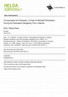 Research paper thumbnail of Turning Ideas into Proposals: A Case for Blended Participation During the Participatory Budgeting Trial in Helsinki