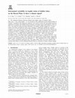 Research paper thumbnail of Interannual variability in trophic status of shallow lakes on the Boreal Plain: Is there a climate signal?