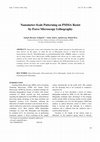 Research paper thumbnail of Nanometer Scale Patterning on Pmma Resist by Force Microscopy Lithography