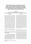 Research paper thumbnail of Pewarisan Nilai Sejarah Lokal Melalui Pembelajaran Sejarah Jalur Formal Dan Informal Pada Siswa Sma DI Kudus Kulon