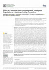 Research paper thumbnail of Found in Complexity, Lost in Fragmentation: Putting Soil Degradation in a Landscape Ecology Perspective