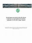 Research paper thumbnail of Determinants of factors affecting adaptation strategies to climate change in cassava processing in South West, Nigeria