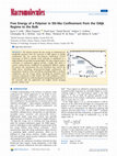 Research paper thumbnail of Free Energy of a Polymer in Slit-like Confinement from the Odijk Regime to the Bulk