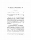 Research paper thumbnail of The Principle of Proportionality: the Challenge of Human Rights