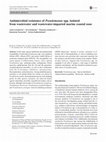 Research paper thumbnail of Antimicrobial resistance of Pseudomonas spp. isolated from wastewater and wastewater-impacted marine coastal zone