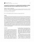 Research paper thumbnail of Segregation for performance in recombinant inbred populations resulting from inter-gene pool crosses of common bean ( Phaseolus vulgaris L.)