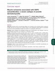 Research paper thumbnail of Muscle ischaemia associated with NXP2 autoantibodies: a severe subtype of juvenile dermatomyositis