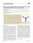 Research paper thumbnail of Aqueous Growth of Gold Clusters with Tunable Fluorescence Using Photochemically Modified Lipoic Acid-Based Ligands