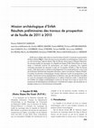 Research paper thumbnail of Mission archéologique d'Enfeh Résultats préliminaires des travaux de prospection et de fouille de 2011 à 2015