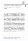 Research paper thumbnail of Investive Statusarbeit als Modus der Lebensführung: Das theoretische Modell