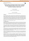 Research paper thumbnail of The Perceptions of Tanzanian Youths towards Cross-Border Marriages within East Africa: The Case of St. Augustine University of Tanzania, Arusha Centre