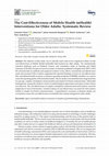 Research paper thumbnail of The Cost-Effectiveness of Mobile Health (mHealth) Interventions for Older Adults: Systematic Review