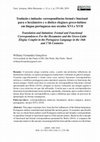 Research paper thumbnail of Tradução e imitação: correspondências formal e funcional para o hexâmetro e o dístico elegíaco greco-latinos em língua portuguesa nos séculos XVI e XVII / Translation and Imitation: Formal and Functional Correspondences For the Hexameter and the Greco-Latin Elegiac Couplet in the Portuguese Langu...