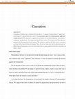 Research paper thumbnail of Causation