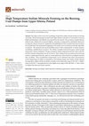 Research paper thumbnail of High Temperature Sulfate Minerals Forming on the Burning Coal Dumps from Upper Silesia, Poland