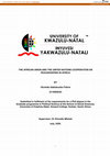 Research paper thumbnail of The African Union and the United Nations Cooperation on Peacekeeping in Africa