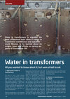 Research paper thumbnail of Water in transformers