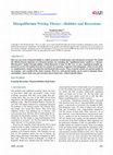 Research paper thumbnail of Price Disequilibrium Theory