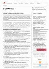 Research paper thumbnail of I·CONnect – What’s New in Public Law - 4 July 2022