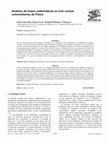 Research paper thumbnail of Análisis de bases matemáticas en tres cursos universitarios de Física