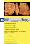 Research paper thumbnail of Zu zweisprachigen Texten  des 1. Jahrtausends und der Rolle des  Spätsumerischen, 23.06.2022