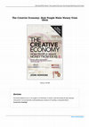 Research paper thumbnail of The creative economy: How people make money from ideas