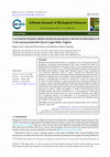 Research paper thumbnail of Correlation between physicochemical parameters and larval abundance of Culex quinquefasciatus Say in Lagos State, Nigeria