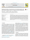 Research paper thumbnail of Modeling the effects of microstructure on the tensile properties and micro-fracture behavior of Mo–Si–B alloys at elevated temperatures