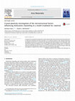 Research paper thumbnail of Crystal plasticity investigation of the microstructural factors influencing dislocation channeling in a model irradiated bcc material