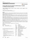 Research paper thumbnail of Thyroid profile during the alternative Sunitinib dosing 2/1 schedule in metastatic renal cell carcinoma