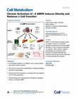 Research paper thumbnail of Chronic Activation of γ2 AMPK Induces Obesity and Reduces β Cell Function