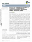 Research paper thumbnail of Deconvoluting the dual hypoglycemic effect of wedelolactone isolated fromWedelia calendulacea: investigationviaexperimental validation and molecular docking