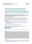 Research paper thumbnail of Nutraceutical with Anti-Inflammatory Activity for the Management of Airway Remodeling in Bronchial Asthma: &lt;i&gt;Kalanchoe integra&lt;/i&gt; Var. Crenata (Andr.) Cuf Leaf Extract