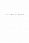 Research paper thumbnail of Contracts for the International Sale of Goods