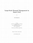 Research paper thumbnail of Large-Scale Demand Management in Smart Grid