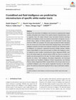 Research paper thumbnail of Crystallized and fluid intelligence are predicted by microstructure of specific white‐matter tracts