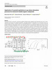 Research paper thumbnail of Application of cyanated asphaltenes in gas-phase adsorption processes for removal of volatile organic compounds